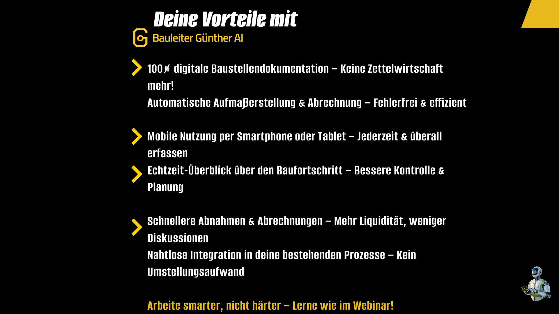 Webinar deine vorteile
